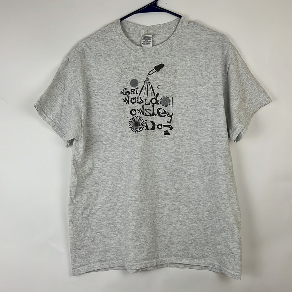 Mens Tshirt T Shirt L What Would Owsley Do Chemist Engineer Augustus Sta…